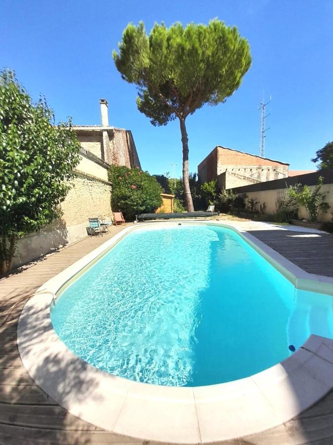 La Pause Sous Le Pin B&B Chambres D'Hotes Capestang Bagian luar foto